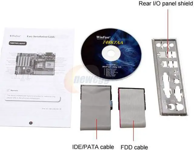 Alt view image 3 of 4 - Foxconn 748K7AA 462(A) SiS 748 ATX AMD Motherboard