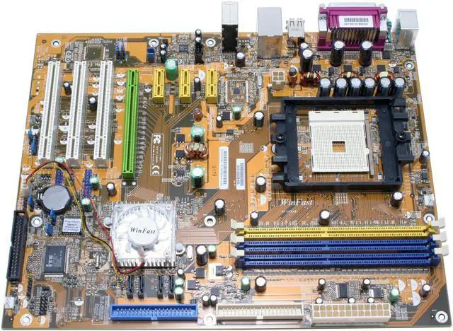 Alt view image 2 of 8 - Foxconn NF4K8AB-RS PX6200TC 754 NVIDIA nForce4 ATX Motherboard / VGA Combo
