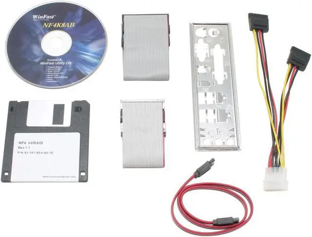 Alt view image 6 of 8 - Foxconn NF4K8AB-RS PX6200TC 754 NVIDIA nForce4 ATX Motherboard / VGA Combo