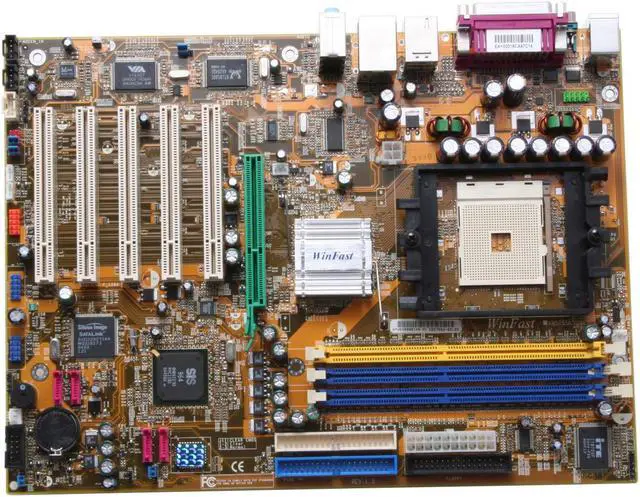 Alt view image 4 of 6 - Foxconn K8S755A-6ELRS 754 SiS 755 ATX AMD Motherboard