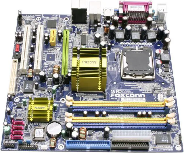 Alt view image 3 of 6 - Foxconn 945G7MA-8KS2 LGA 775 Intel 945G Micro ATX Intel Motherboard
