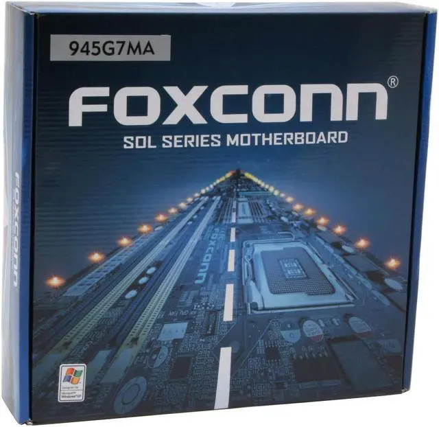 Alt view image 6 of 6 - Foxconn 945G7MA-8KS2 LGA 775 Intel 945G Micro ATX Intel Motherboard