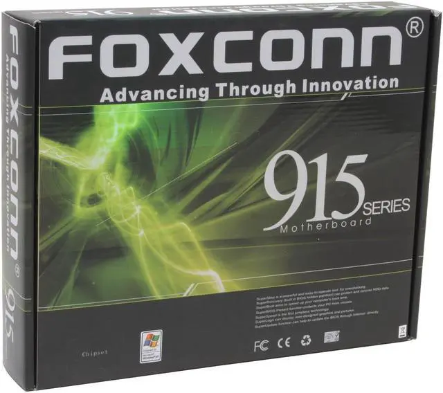 Alt view image 5 of 5 - Foxconn 915GL7MH-S LGA 775 Intel 915GL Micro ATX Intel Motherboard