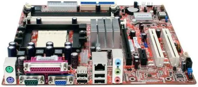 Alt view image 2 of 6 - Foxconn 761GXK8MB-RS 939 SiS 761 GX Micro ATX AMD Motherboard