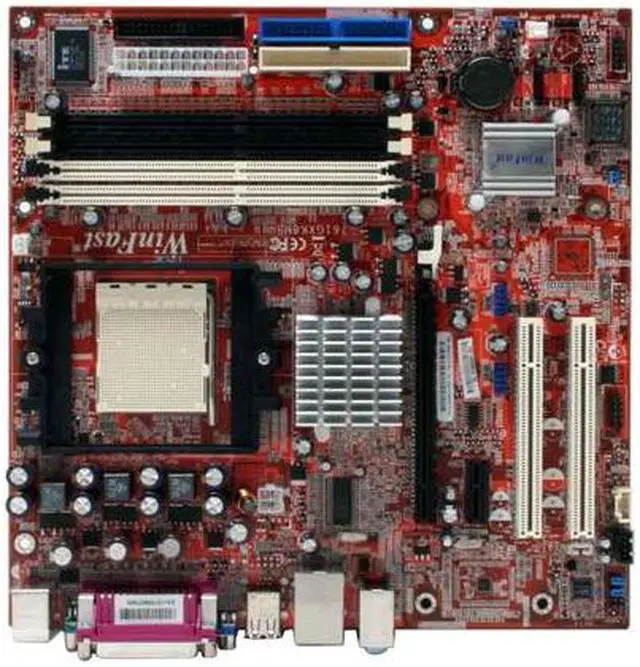 Alt view image 3 of 6 - Foxconn 761GXK8MB-RS 939 SiS 761 GX Micro ATX AMD Motherboard
