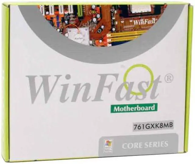 Alt view image 6 of 6 - Foxconn 761GXK8MB-RS 939 SiS 761 GX Micro ATX AMD Motherboard