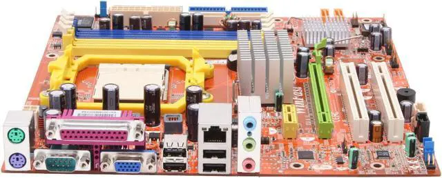 Alt view image 2 of 5 - Foxconn 6100M2MA - RS2H AM2 NVIDIA GeForce 6100 Micro ATX AMD Motherboard