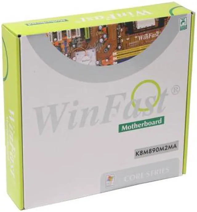Alt view image 6 of 6 - Foxconn K8M890M2MA-RS2H AM2 VIA K8M890 Micro ATX AMD Motherboard