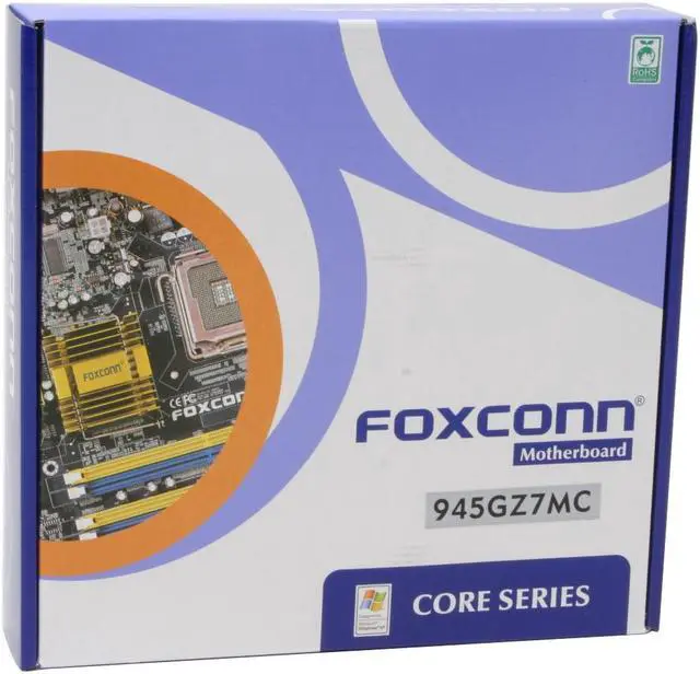 Alt view image 5 of 5 - Foxconn 945GZ7MC-RS2H LGA 775 Intel 945GZ Micro ATX Intel Motherboard