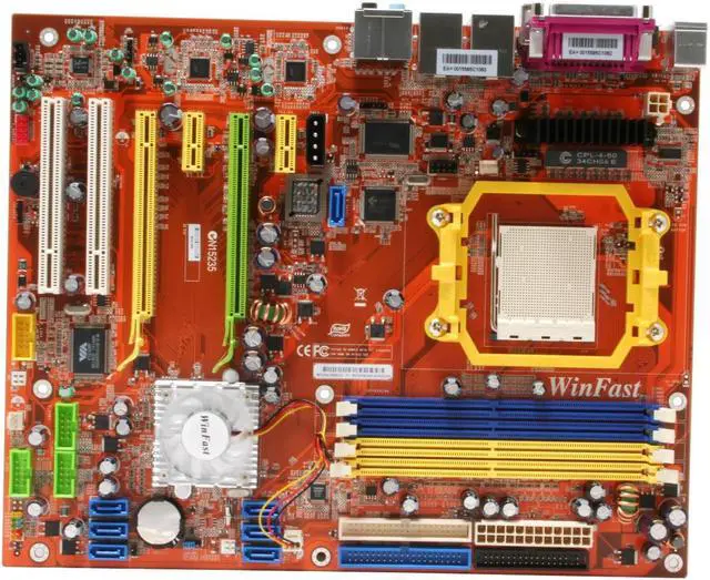Alt view image 3 of 5 - Foxconn N570SM2AA-8EKRS2H AM2 NVIDIA nForce 570 SLI MCP ATX AMD Motherboard