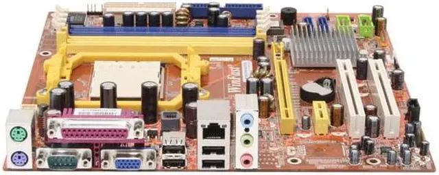 Alt view image 2 of 7 - Foxconn MCP61VM2MA-RS2H AM2 NVIDIA GeForce 6100 Micro ATX AMD Motherboard