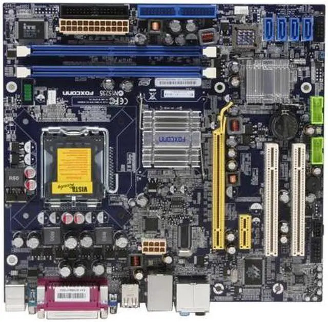 Alt view image 3 of 7 - Foxconn 946GZ7MA-8KS2H LGA 775 Intel 946GZ Micro ATX Intel Motherboard