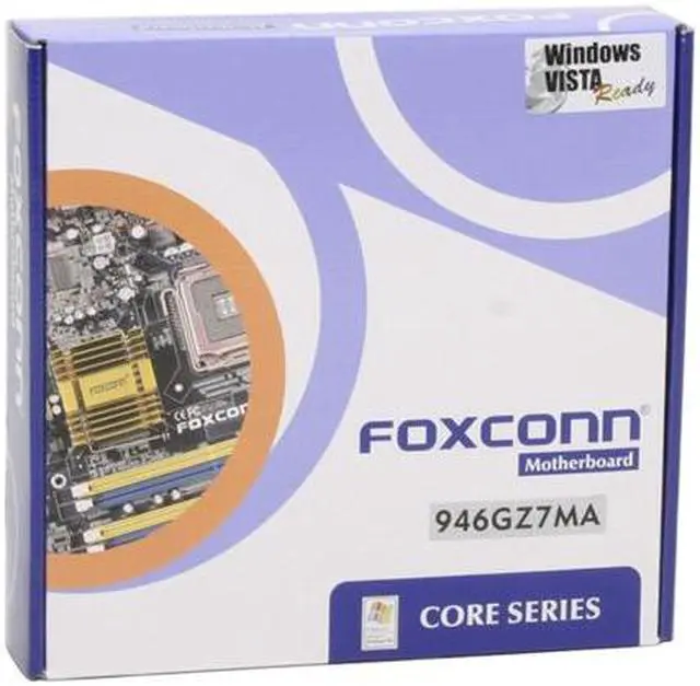 Alt view image 7 of 7 - Foxconn 946GZ7MA-8KS2H LGA 775 Intel 946GZ Micro ATX Intel Motherboard