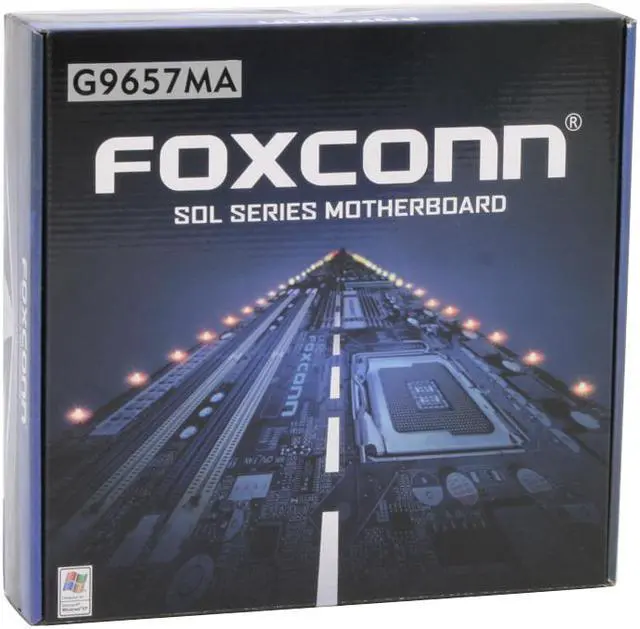 Alt view image 7 of 7 - Foxconn G9657MA-8KS2H LGA 775 Intel G965 Express Micro ATX Intel Motherboard