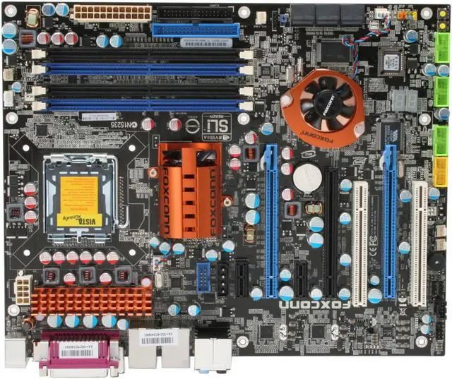 Alt view image 3 of 7 - Foxconn N68S7AA-8EKRS2H LGA 775 NVIDIA nForce 680i SLI ATX Intel Motherboard