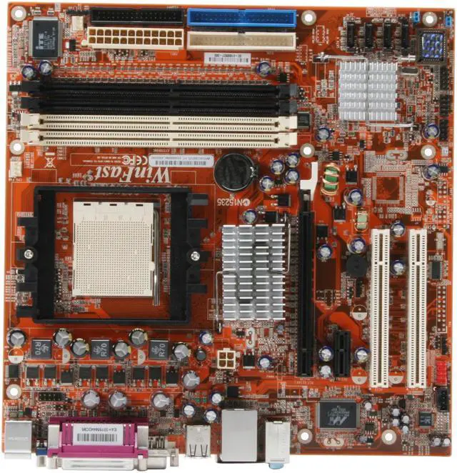 Alt view image 3 of 7 - Foxconn 6150BK8MC-KRSH / C51PVM06N2-6KRSH 939 NVIDIA GeForce 6150B(PV) Micro ATX AMD Motherboard