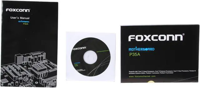 Alt view image 5 of 7 - Foxconn P35A LGA 775 Intel P35 ATX Intel Motherboard