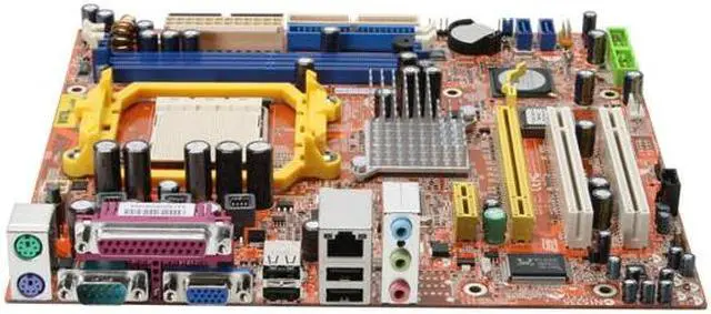 Alt view image 2 of 7 - Foxconn K8M890M2MB-RS2H AM2 VIA K8M890 Micro ATX AMD Motherboard