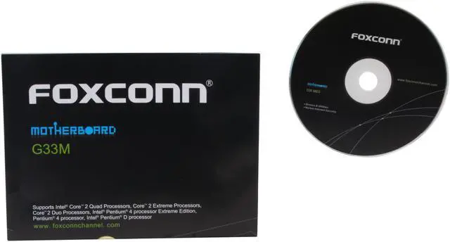 Alt view image 6 of 7 - Foxconn G33M-S LGA 775 Intel G33 Micro ATX Intel Motherboard