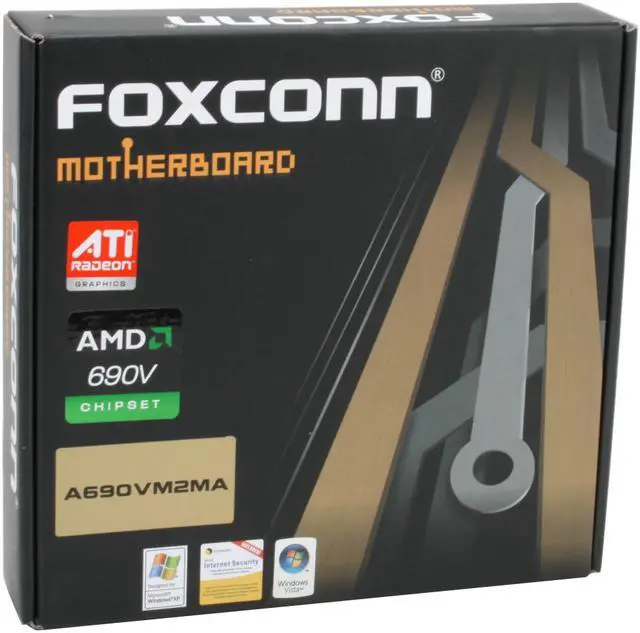 Alt view image 7 of 7 - Foxconn A690VM2MA-RS2H AM2 AMD 690V Micro ATX AMD Motherboard
