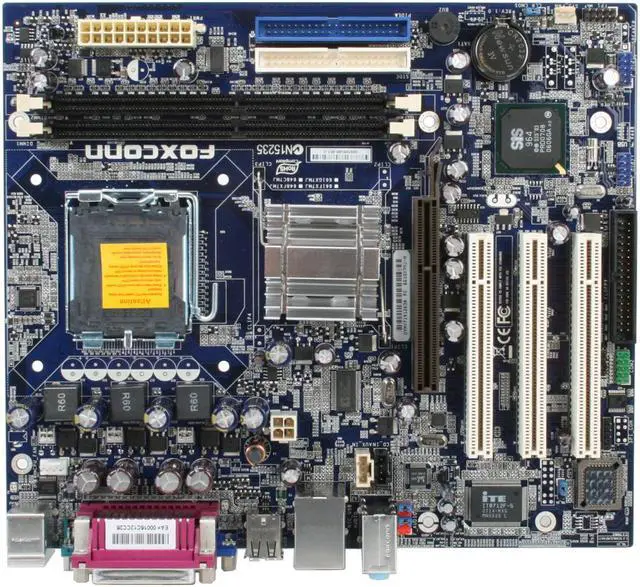 Alt view image 3 of 7 - Foxconn 661GX7MJ-H LGA 775 SiS 661GX Micro ATX Intel Motherboard