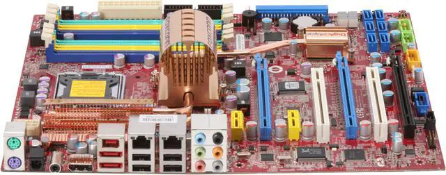 Alt view image 2 of 5 - Foxconn X38A LGA 775 Intel X38 ATX Intel Motherboard