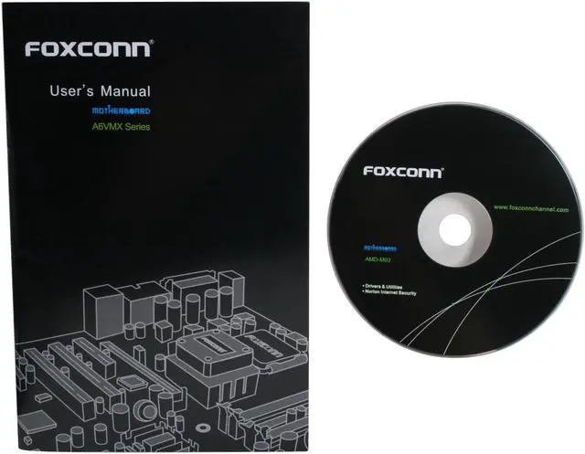 Alt view image 6 of 6 - Foxconn A6VMX AM2+/AM2 AMD 690V Micro ATX AMD Motherboard
