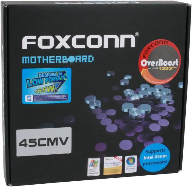 Alt view image 7 of 7 - Foxconn 45CMV LGA 775 Intel 945GC Micro ATX Intel Motherboard