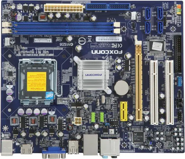 Alt view image 3 of 5 - Foxconn M7PMX-S LGA 775 NVIDIA GeForce 7100 / nForce 630i HDMI Micro ATX Intel Motherboard