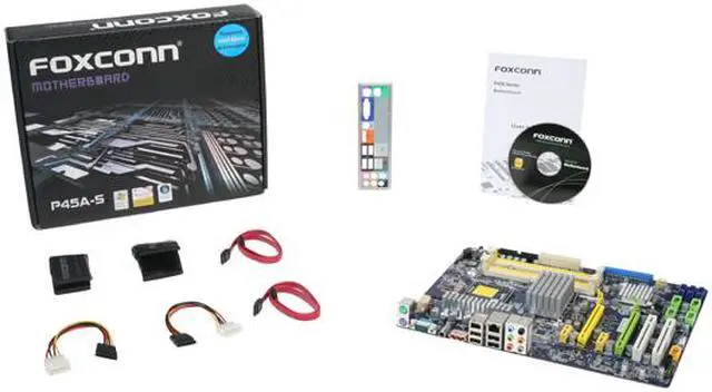 Alt view image 5 of 5 - Foxconn P45A-S LGA 775 Intel P45 ATX Intel Motherboard