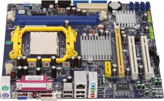 Alt view image 2 of 5 - Foxconn A74MX-K AM2+/AM2 AMD 740G Micro ATX AMD Motherboard