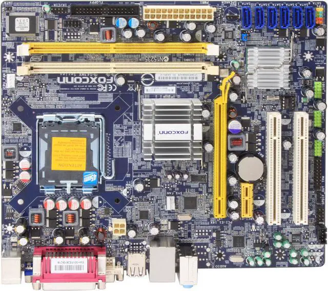 Alt view image 3 of 5 - Foxconn G43MX-K LGA 775 Intel G43 Micro ATX Intel Motherboard