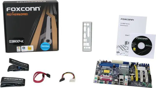 Alt view image 5 of 5 - Foxconn G31MXP-K LGA 775 Intel G31 Micro ATX Intel Motherboard