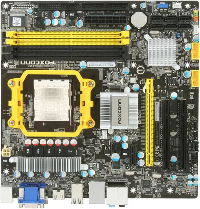 Alt view image 9 of 11 - Foxconn A85GM AM3/AM2+/AM2 AMD 785G HDMI Micro ATX AMD Motherboard