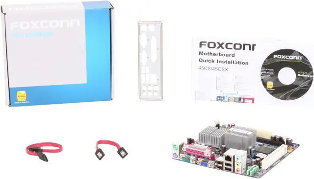 Alt view image 5 of 5 - Foxconn 45CSX Intel Atom 330 Intel 945GC Mini ITX Motherboard / CPU Combo