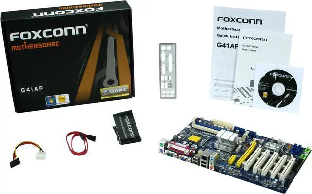 Alt view image 5 of 5 - Foxconn G41AP LGA 775 Intel G41 ATX Intel Motherboard