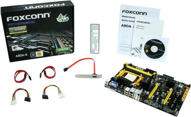 Alt view image 5 of 5 - Foxconn A9DA-S AM3 AMD 890GX HDMI ATX AMD Motherboard
