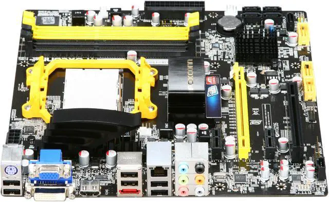 Alt view image 2 of 4 - Foxconn A88GMX AM3 AMD 880G + SB710 HDMI Micro ATX AMD Motherboard