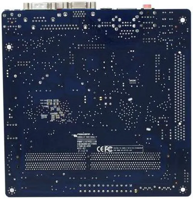 Alt view image 4 of 4 - Foxconn D52S Intel Atom D525 (dual-core, 1.8GHz) BGA559 Intel NM10 Mini ITX Motherboard / CPU Combo