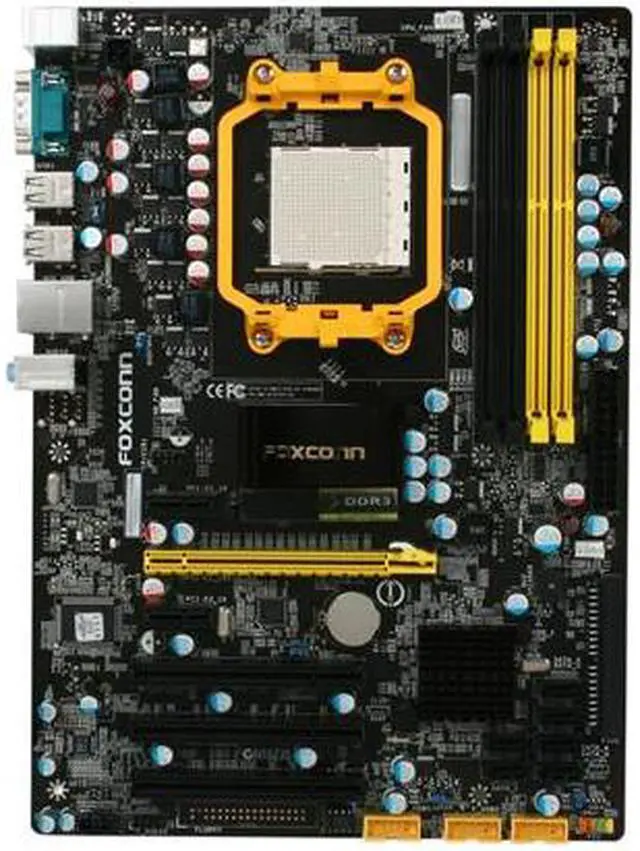 Alt view image 3 of 5 - Foxconn A78AX 3.0 AM3 AMD 770 + SB710 ATX AMD Motherboard