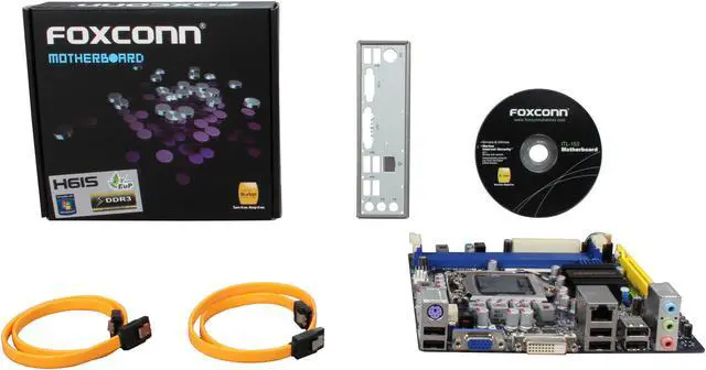 Alt view image 5 of 5 - Foxconn H61S LGA 1155 Intel H61 Mini ITX Intel Motherboard