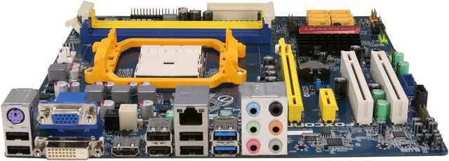 Alt view image 2 of 5 - Foxconn A75M FM1 AMD A75 (Hudson D3) USB 3.0 HDMI Micro ATX AMD Motherboard