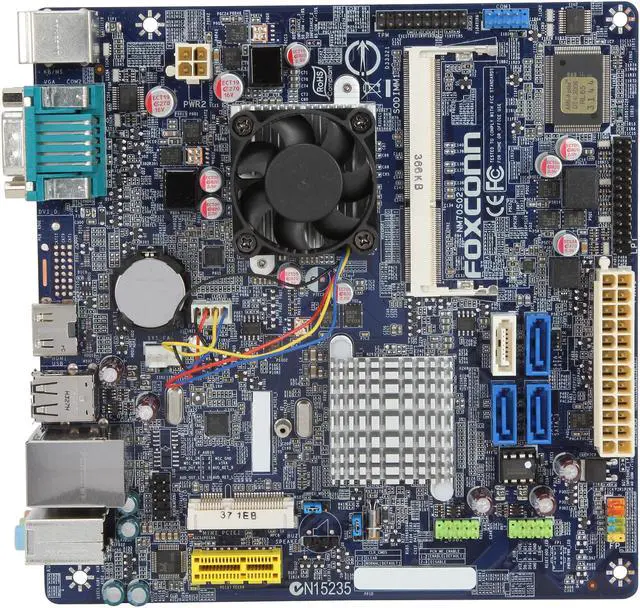 Alt view image 3 of 5 - Foxconn D70S-P Intel Celeron 1037U 1.80GHz Intel NM70 Mini ITX Motherboard / CPU / VGA Combo