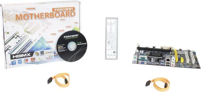 Alt view image 5 of 5 - Foxconn H81MX LGA 1150 Intel H81 HDMI USB 3.0 Micro ATX Intel Motherboard