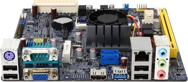 Alt view image 2 of 5 - Foxconn D180S Intel Dual Core Celeron J1800 Mini ITX Motherboard / CPU / VGA Combo