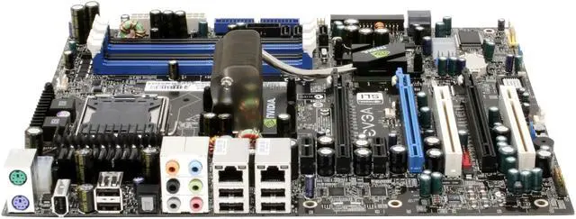 Alt view image 2 of 7 - EVGA 122-CK-NF63-TR LGA 775 NVIDIA nForce 680i SLI ATX Intel Motherboard