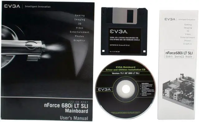 Alt view image 5 of 7 - EVGA 122-CK-NF67-A1 LGA 775 NVIDIA nForce 680i LT SLI ATX Intel Motherboard