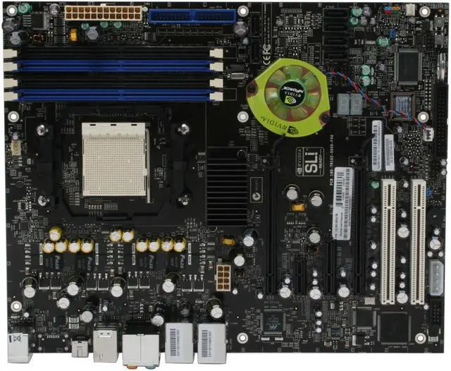 Alt view image 3 of 7 - EVGA 122-M2-NF59-TR AM2 NVIDIA nForce 590 SLI MCP ATX AMD Motherboard