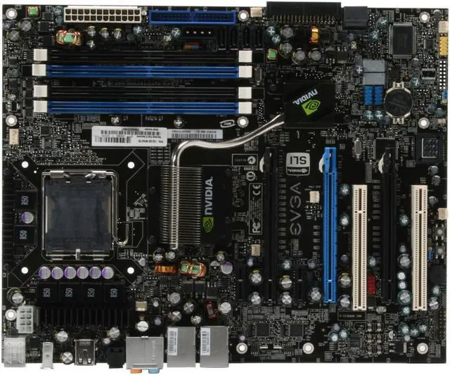 Alt view image 3 of 7 - EVGA 122-CK-NF63-TR LGA 775 NVIDIA nForce 680i SLI ATX Intel Motherboard