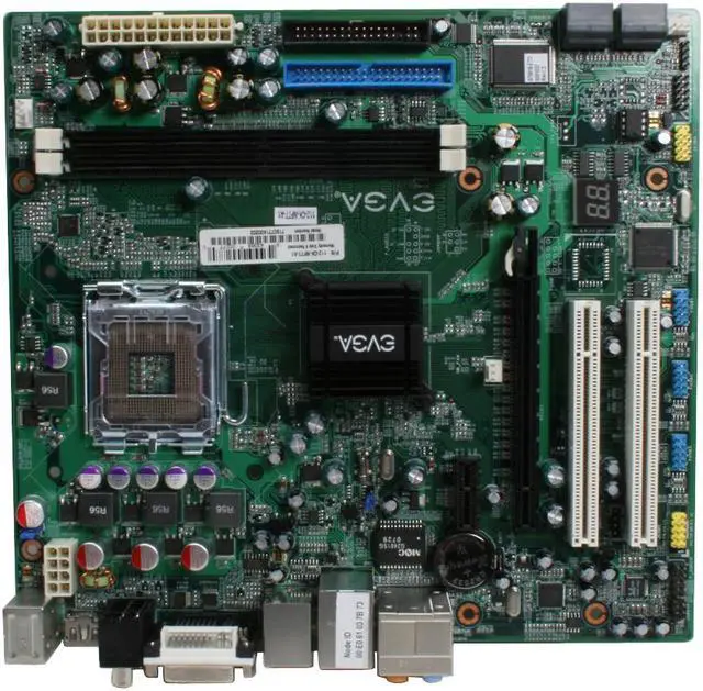 Alt view image 3 of 7 - EVGA 112-CK-NF77-A1 LGA 775 NVIDIA nForce e-7150/630i HDMI Micro ATX Intel Motherboard